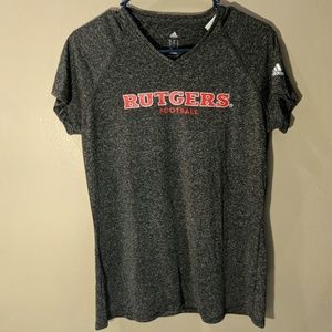 Rutgers Football Adidas Climalite Shirt